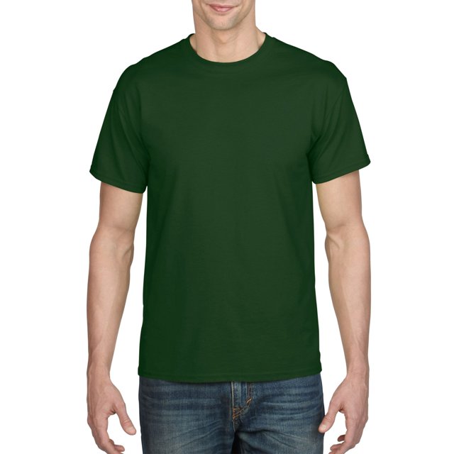 Gildan Mens DryBlend T-Shirt, XL, Forest Green