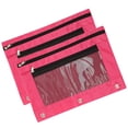 thumbnail image 1 of Wzzjkit Pencil Pouch, Three-hole Pencil Case Zipper Transparent PVC Document Storage Bag Detachable Folder Large Capacity Pencil Case, Pencil Case, 1 of 1