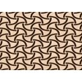 thumbnail image 1 of Ahgly Company Tapis d'Intérieur Rectangulaire Transitionnel Lavable à la Machine, Pêche Profond Orange, 3 Pieds x 5 Pieds, 1 of 7