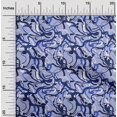 thumbnail image 2 of oneOone Polyester Lycra Blue Fabric Abstract Sewing Material Print Fabric By The Yard 56 Inch Wide, 2 of 4