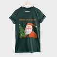 thumbnail image 4 of Fankiway T-Shirt Décontracté pour Femme à Col Rond et Manches Courtes avec Imprimé de Sapin de Noël, 4 of 6