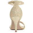 thumbnail image 3 of BLISSFUL STEP Women's Open Toe Glitter Ankle Strap Stiletto Heel Sandals, 3 of 7