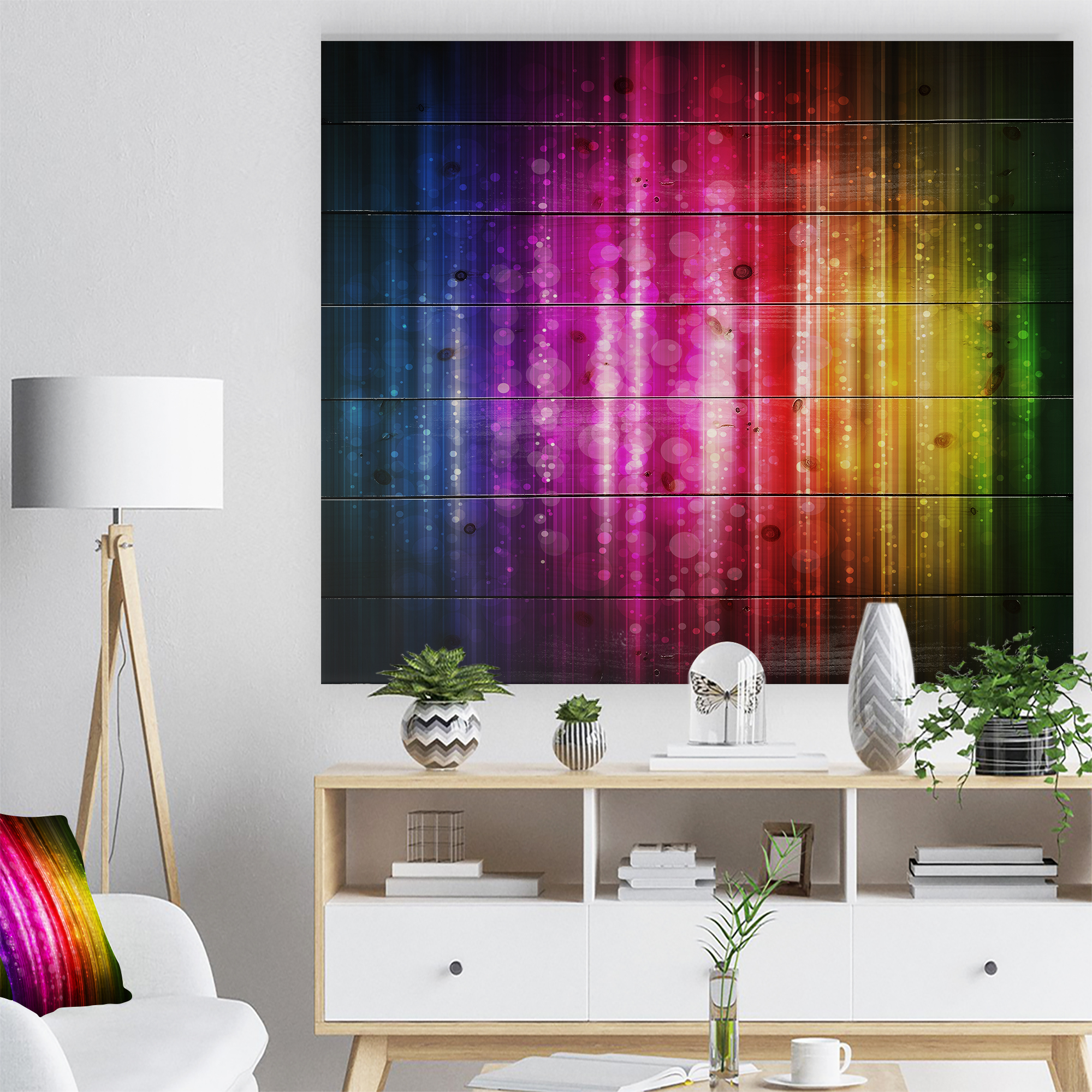 Impression sur toile « Glowing Background » Design Art