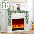 thumbnail image 2 of WRKEKC Clearance Simulated Willows Leaf Eucalyptuss Rattan Artificial Round Apples Leaf Ivy Wedding Party Decoration Eucalyptuss Leaf Rattan, 2 of 6