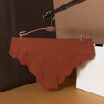 thumbnail image 2 of Mrat Culottes Échancrées en Coton pour Femmes Culottes Mode pour Femmes Culottes Confortables Femmes Culottes Décontractées Culottes Culottes Anti-Fuites pour Femmes P-277 Brun m, 2 of 6