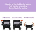 thumbnail image 4 of Baby Trend Quest PLUS 2-in-1 Stroller Wagon for infants to toddlers with drop-down side bar-converts to bench; 30% more compact fold; 110 lb capacity, 4 of 9