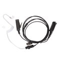 thumbnail image 2 of 2 Way  Earpiece, Durable Acoustic Tube Headphone Silicone Eartip Sensitive Mic  For STP9000, 2 of 8