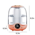 thumbnail image 3 of Dvkptbk 3LHumidifiers for Bedroom Top Cool Mist Oil Diffuser Humidifiers for Family Plants Nursery Humidifier for Large Room Last Up to 10Hours Colorful Light, 3 of 9