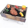 thumbnail image 3 of serony Multi-function Charcoal Grills Portable Stainless Steel Barbecue Grilling Machine Mini Grill for Home Garden, 3 of 9