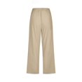 thumbnail image 5 of Pantalons Capri Décontractés pour Femmes Jambe Droite Taille Élastique avec Poches, 5 of 5