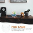 thumbnail image 3 of EIGTHTAIL 3Pcs Household Fish Tank Desktop Fish Tank Plastic Fish Tank Globe Fish Bowl Office Desk Fish Tank, 3 of 5