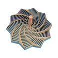 thumbnail image 2 of Stress And Release Puzzle Toy Sensory Expansion Star 3D Printed Decagonal Radish Tower With Handle, 2 of 9