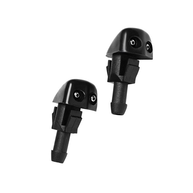 2 Pcs Perfect Replacement Windshield Washer Nozzle, Fits for Honda Civic, S2000, Ridgeline Adjustable Dual Hole Windshield Washer Nozzle Wiper Water Spray Jet for Select Models Only