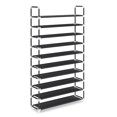 thumbnail image 1 of Songmics Home 10-Tier Shoe Rack, Shoe Storage for Hallway Closet, Slim and Space-Saving, Black, 1 of 9