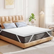 3 Inch Gel Memory Foam Mattress Topper King, Cooling Mattress Topper with Removable & Washable Cover, OEKO Certified