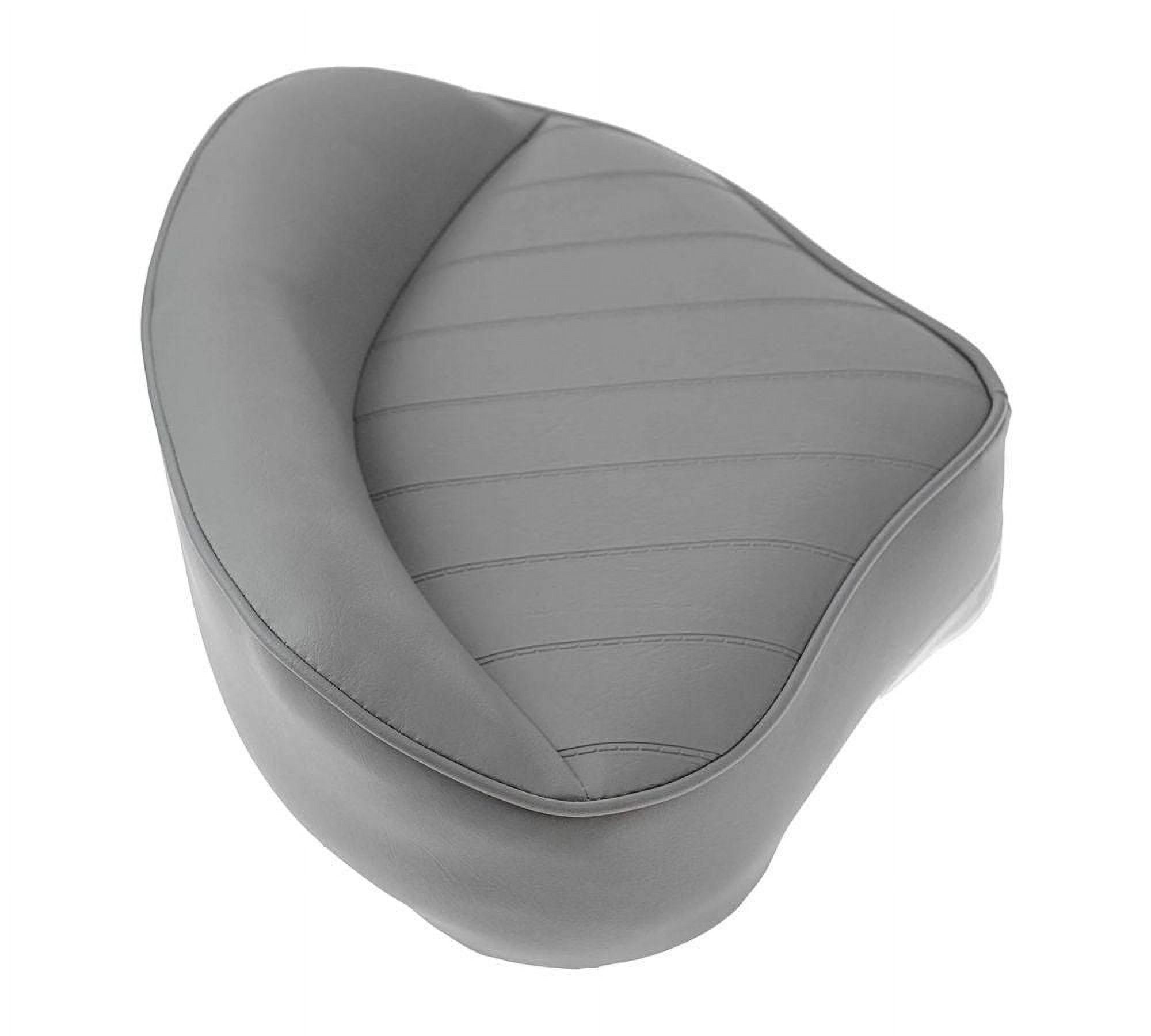 Blue Dog Marine Pro Siège moulé sur pied (gris), siège moulé 38,1 cm (L) x 30,5 cm (P) x 15,2 cm (H), siège de pont moulé standard à 4 boulons