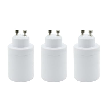 Amdohai GU10 to E26/E27 Adapter GU10 Bayonet Base to E26/E27 Screw