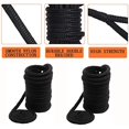 thumbnail image 3 of 2/4 Paquets Corde de Quai en Nylon à Double Tressage Corde d'Amarrage Marine 3/8 1/2 Attaches de Bateau à la Ligne de Quai Corde d'Ancre de Bateau à Oeillets 12 Pouces, Facile à Utiliser, 3 of 5