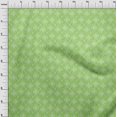 thumbnail image 4 of oneOone Polyester Spandex Green Fabric Asian Ornamental Craft Projects Decor Fabric Printed By The Yard 56 Inch Wide, 4 of 5