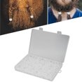 thumbnail image 3 of Perles de Cheveux pour Tresses, Perles de Cheveux Transparentes Perles de Tresses pour Tresses Queues de Cheval Jeu de Rôle, 3 of 8