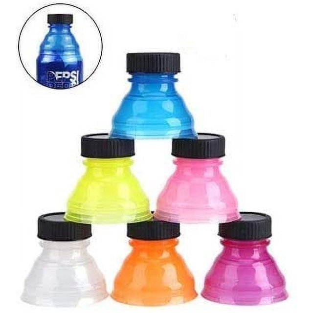 6 Couvercles Transparents pour Canettes de Soda 6 Pcs de Couvercles de Soda Réutilisables Sans BPA