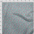 thumbnail image 4 of oneOone Rayon Dusty Blue Fabric Floral Sewing Craft Projects Fabric Prints By Yard 56 Inch Wide, 4 of 4