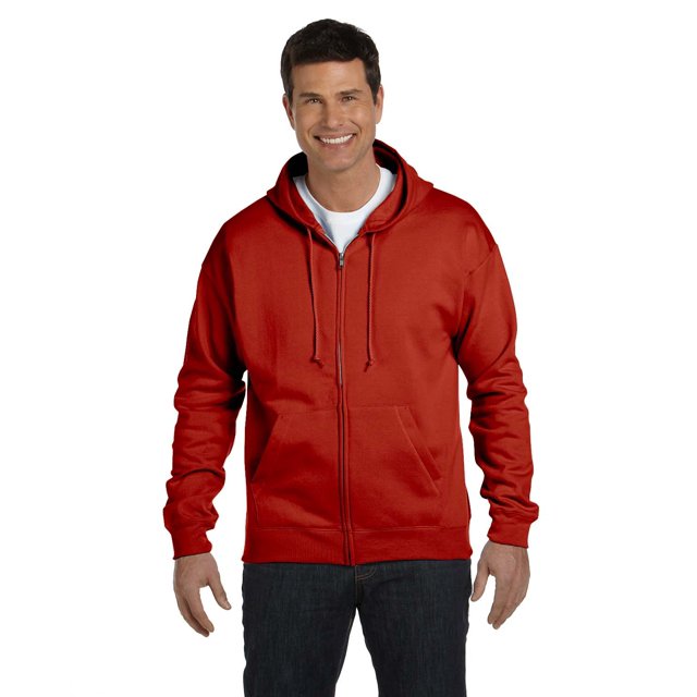 Hanes Mens Comfortblend EcoSmart Full-Zip Hooded Sweatshirt