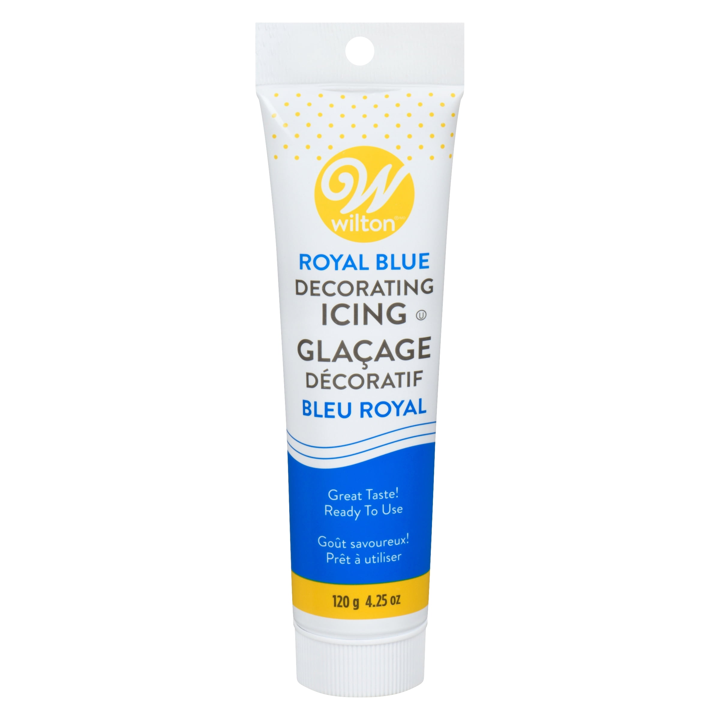 Glaçage décoratif bleu royal Wilton 120 g