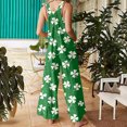 thumbnail image 4 of Combinaison Pantalon à Poches Imprimée Semana Décontractée Mode 2025 pour Femme Combinaison pour Femme Vert TG, 4 of 6