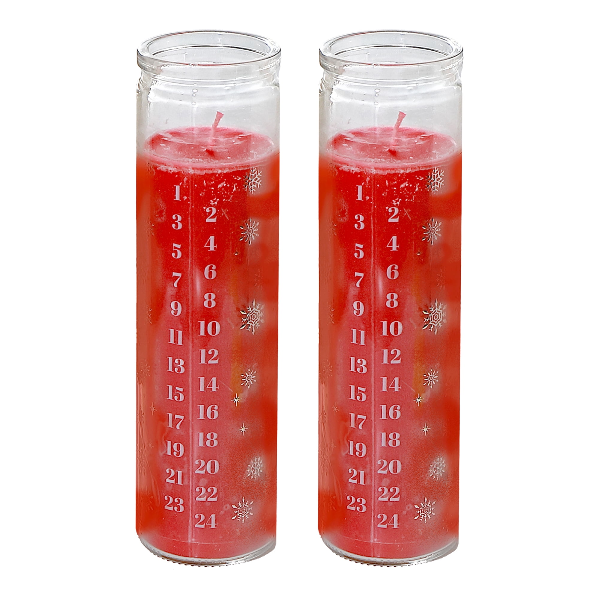 Bougie Parfumée Compte À Rebours De LAvent 10,6 Oz (Flocon De Neige) - Lot De 2