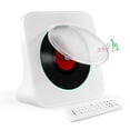 thumbnail image 1 of Bluetooth CD Player with Screen, USB and Aux Port, FM, Compact Audio Boombox Music Player, 1 of 3