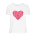 thumbnail image 5 of YLHFASHION T-Shirts de la Saint-Valentin pour Femmes 2025 Décontractés à Col Rond à Manches Courtes T-Shirts Mode à Imprimé Graphique de Cœur Hauts Tee en Liquidation Articles T-shirt à Manches Courtes pour Femmes, 5 of 5