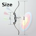 thumbnail image 3 of Lion 62" Takedown Hunting Recurve Bow Metal Riser 30 35 40 45 50 55 60 65 70 Lbs Right Handed, 3 of 7