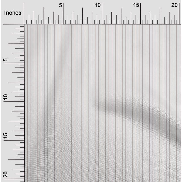 oneOone Polyester Lycra White Fabric Pin Stripe Sewing Craft Projects Fabric Prints By Yard 56 Inch Wide