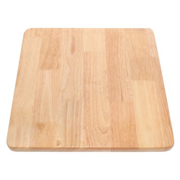 Wooden Desk Top Replacement Natural Wood Table Top for Dining Room Restaurant (35x35cm)