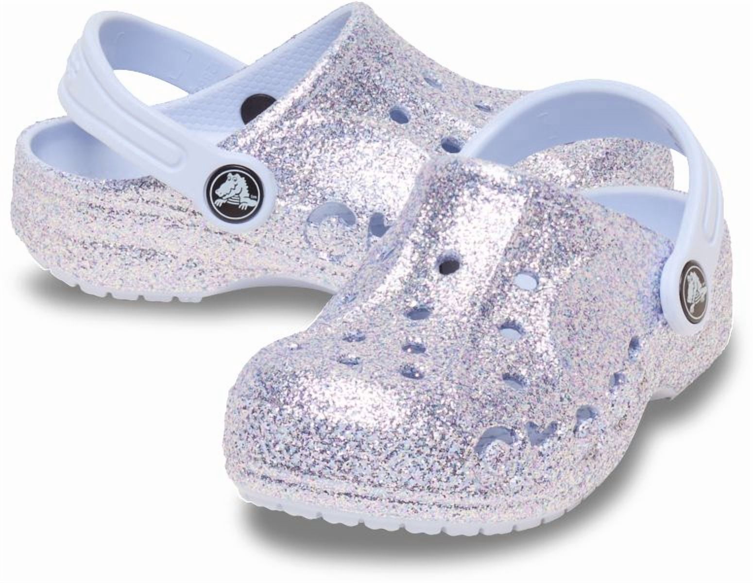 Crocs Kids' Baya Glitter Clog