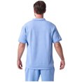 thumbnail image 3 of Styesk Mens Outfits 2 Piece Summer Men's Casual Fashion Solid Color Short Sleeved Lapel Drawstring Elastic Waist Set, 3 of 3