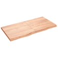 thumbnail image 1 of vidaXL Table Top Light Brown 120x60x(2-4) cm Treated Solid Wood Oak, 1 of 7