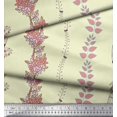 thumbnail image 3 of Soimoi Poly Georgette Fabric Bird,Cage & Floral Artistic Decor Fabric Printed Yard 52 Inch Wide, 3 of 3