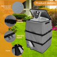 thumbnail image 4 of CNKOO Hot Tub Spa Heater Pump Cover Protective Hot Tub Pump Cover Waterproof Dustproof Hot Tub Insulated Pump Cover for Most Hot Tub Spa Heater Pumps All Weather Protection, 4 of 7