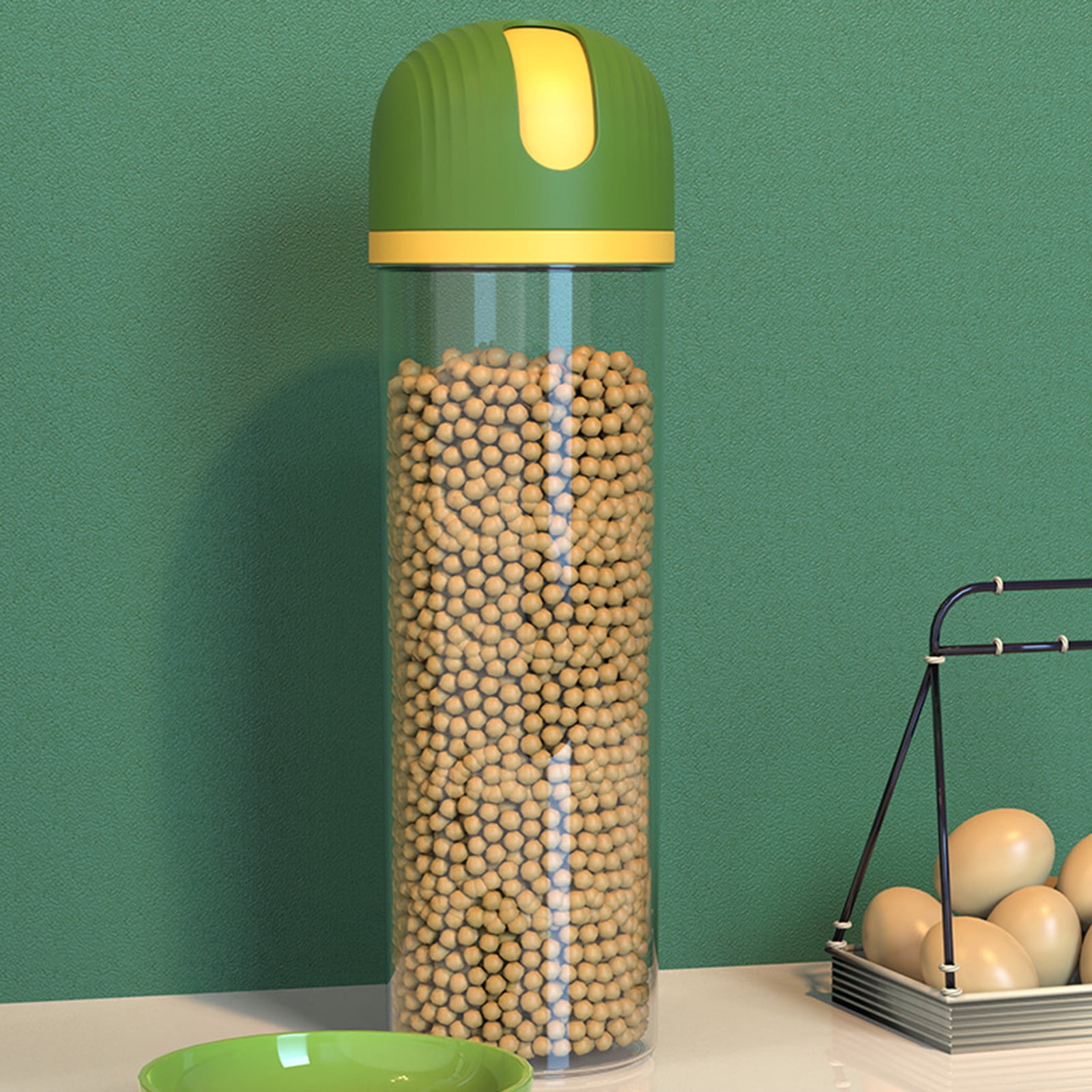Tall Clear Airtight Plastic Pasta Storage Container with Lid for ...