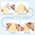 thumbnail image 4 of Uxcell Money Envelope, 50 Pcs 6.5" x 3.5" Cash Holder for Checks Coins, Deep Yellow, 4 of 6