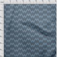 thumbnail image 3 of oneOone Cotton Poplin Fabric Chevron Ikat Decor Fabric Printed BTY 56 Inch Wide, 3 of 4