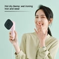 thumbnail image 4 of RKSTN portable iron Clothes Mini Iron, Portable Iron, Travel Dry Iron, Iron Handheld Iron, Ceramic Top Iron, 4 of 8