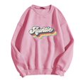 thumbnail image 1 of MesaSe Womens Casual Manches Longues Graphiques Tee-Shirts Sweat-Shirts à Col Rond Pull-Overs pour Femmes, 1 of 2