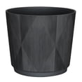 thumbnail image 2 of Better Homes & Gardens 16in Cappriccio Resin Planter, Black, 2 of 5