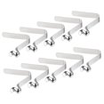 thumbnail image 1 of Unique Bargains 8.3x8mm Kayak Paddle Snaps, Hollow Button Single Pin Lock Tube Spring Clips for Tent Pole, 10 Pack, 1 of 6