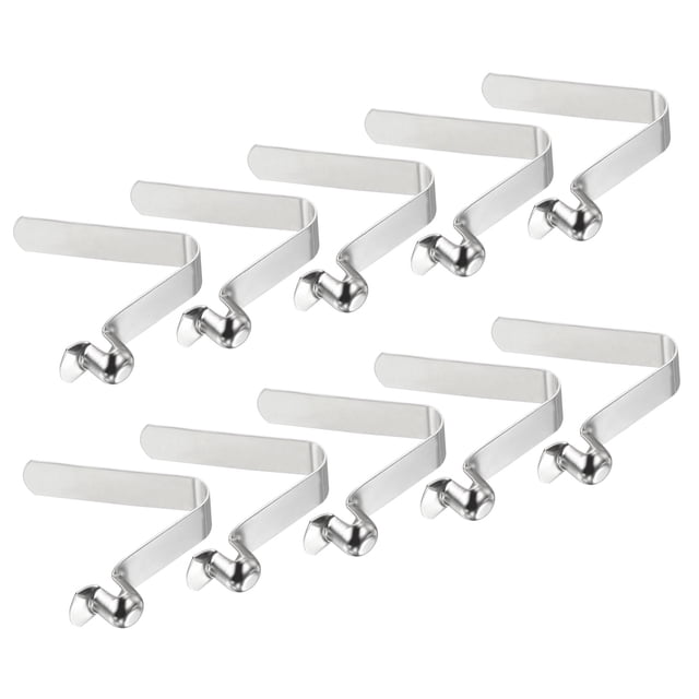 Unique Bargains 8.3x8mm Kayak Paddle Snaps, Hollow Button Single Pin Lock Tube Spring Clips for Tent Pole, 10 Pack