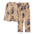 thumbnail image 1 of REDHOTYPE Pyjama Fantaisie à Fleurs pour Femme, Printemps Automne, Maman, Manches Longues, Coton, Col Rond, Automne pour Femme, Grande Taille, Tenue d'Intérieur, 1 of 2