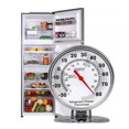 thumbnail image 3 of 2X Stainless Refrigerator Thermometer Freezer Temperature Gauge Mini Thermometer Kitchen Food,2 x Fridge Freezer Thermometer,Silver, 3 of 8